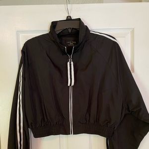 Women size Med crop rain jacket